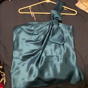 Silk one shoulder Ann Taylor top